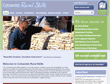 Tablet Screenshot of cotswoldsruralskills.org.uk